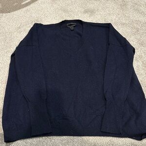 Jcrew womens cashmere navy sweater